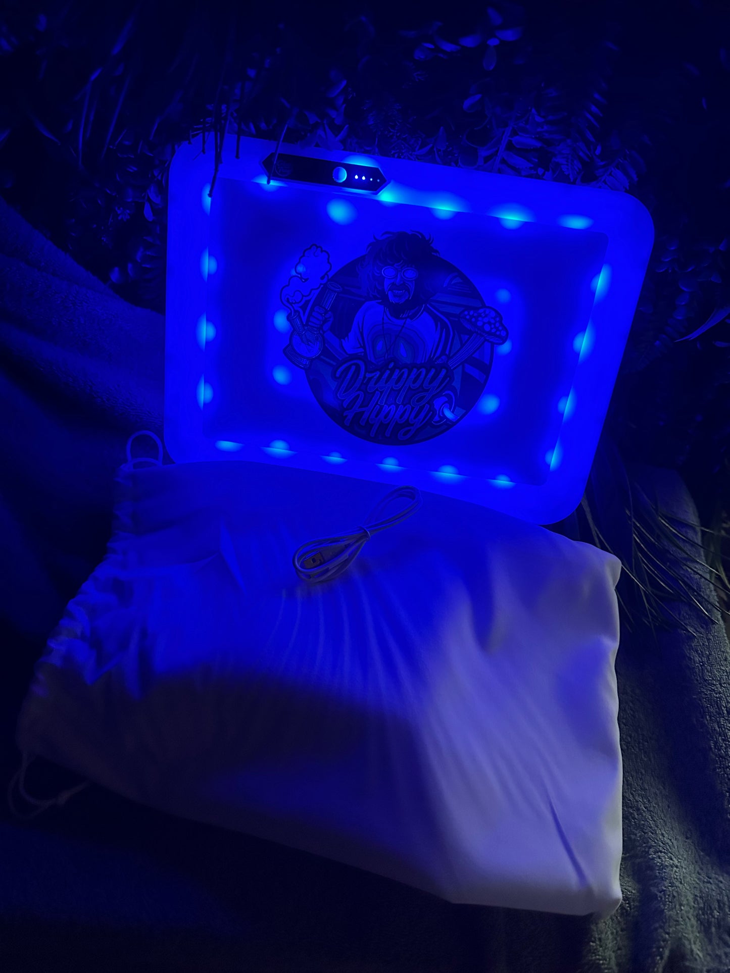 Drippy Hippy LED Rolling Tray
