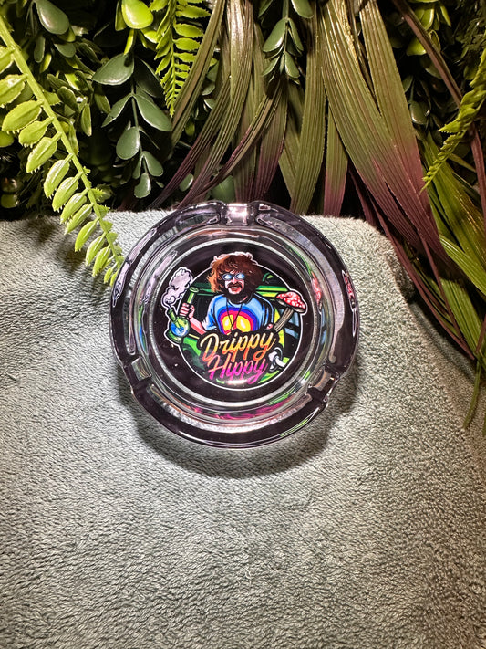 Drippy Hippy Glass Ashtray
